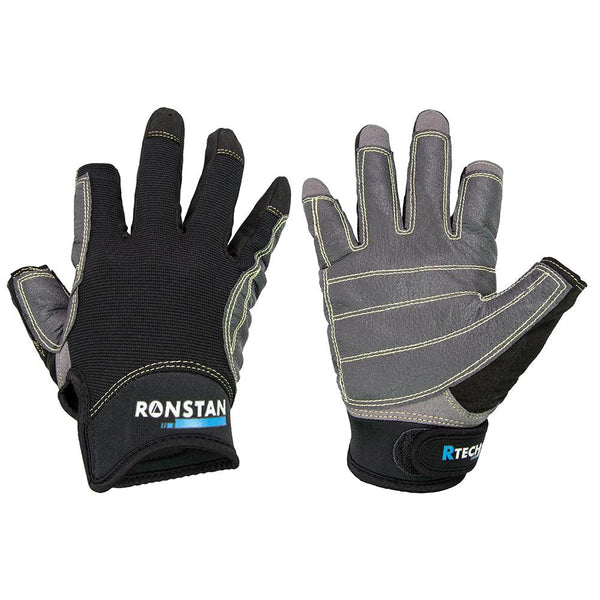 Ronstan Sticky Race Gloves - 3-Finger - Black - XXL [CL740XXL] - Essenbay Marine