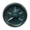 VDO SingleViu 52mm (2-1/16") Voltmeter f/24V Systems - 32V [A2C3832780030] - Essenbay Marine