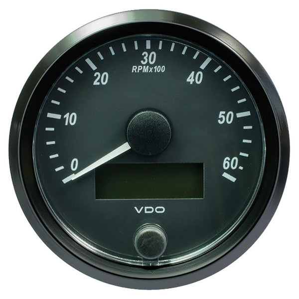 VDO SingleViu 80mm (3-1/8") Tachometer - 6,000 RPM [A2C3833010030] - Essenbay Marine