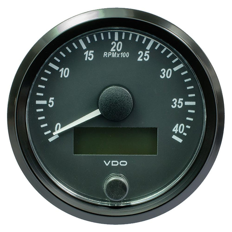 VDO SingleViu 80mm (3-1/8") Tachometer - 4,000 RPM [A2C3832990030] - Essenbay Marine