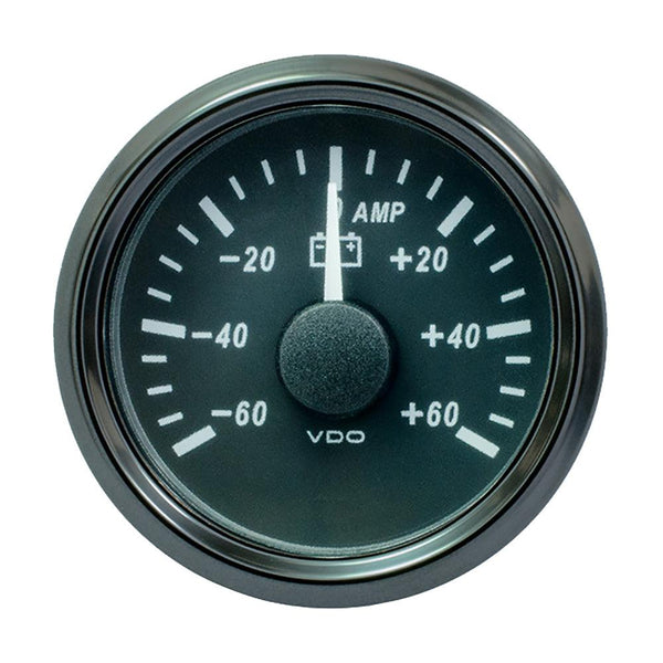 VDO SingleViu 52mm (2-1/16") Ammeter - 60 AMP [A2C3833080030] - Essenbay Marine