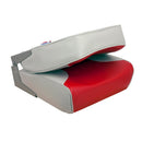 Springfield Economy Multi-Color Folding Seat - Grey/Red [1040655] - Essenbay Marine