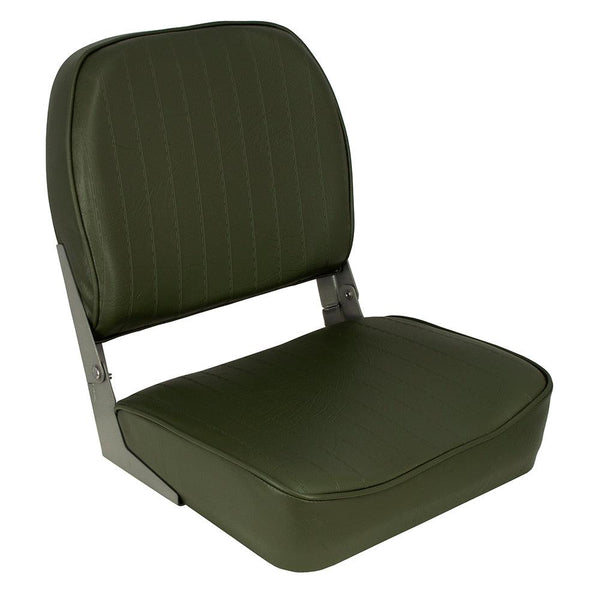 Springfield Economy Folding Seat - Green [1040622] - Essenbay Marine