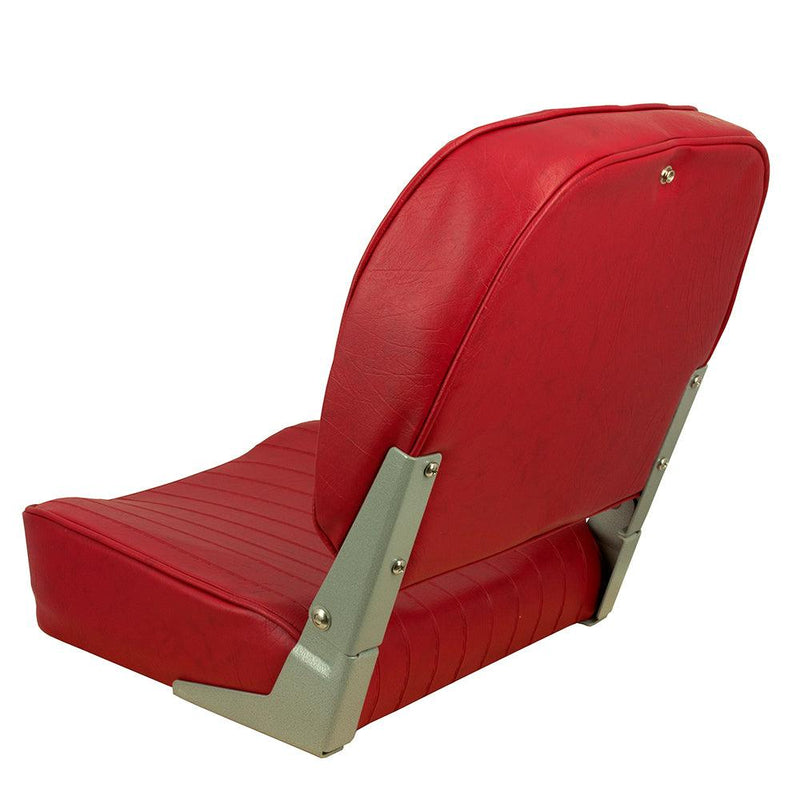Springfield Economy Folding Seat - Red [1040625] - Essenbay Marine