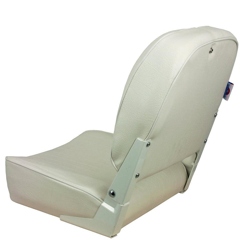 Springfield Economy Folding Seat - White [1040629] - Essenbay Marine