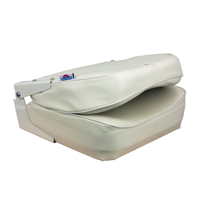 Springfield Economy Folding Seat - White [1040629] - Essenbay Marine