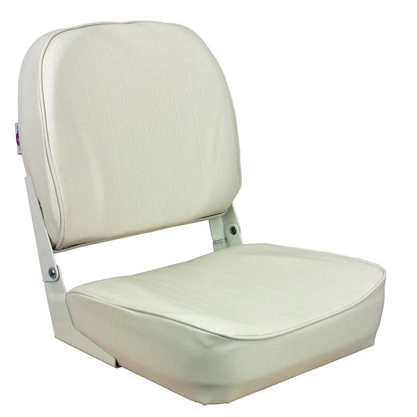 Springfield Economy Folding Seat - White [1040629] - Essenbay Marine