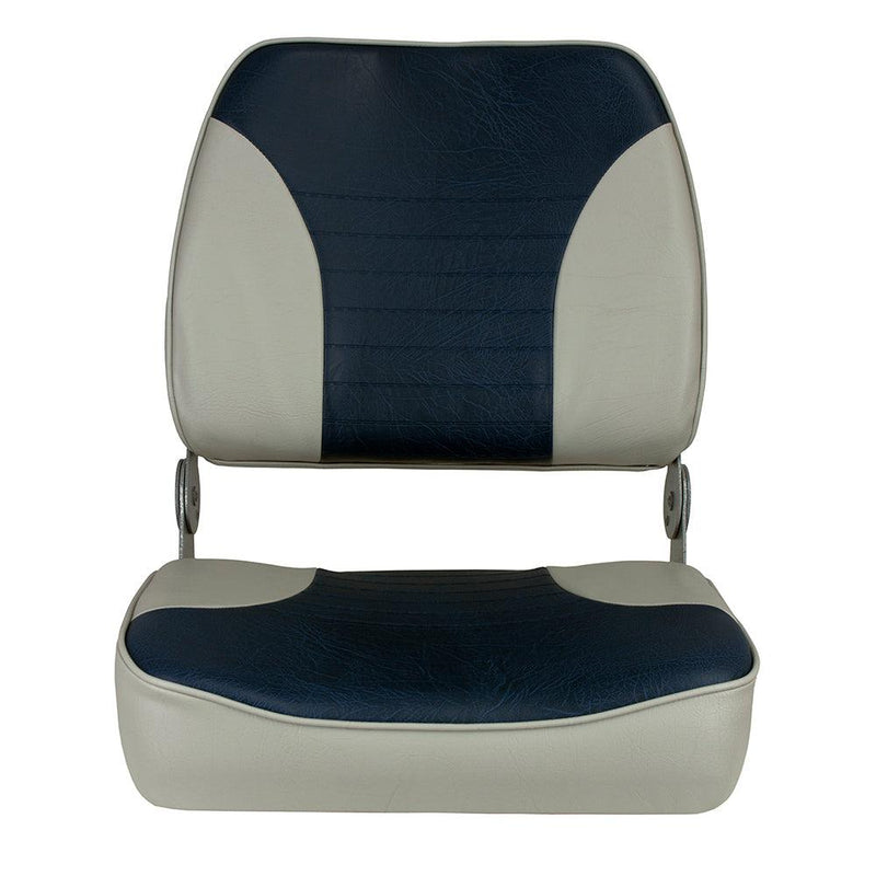 Springfield XXL Folding Seat - Grey/Blue [1040691] - Essenbay Marine