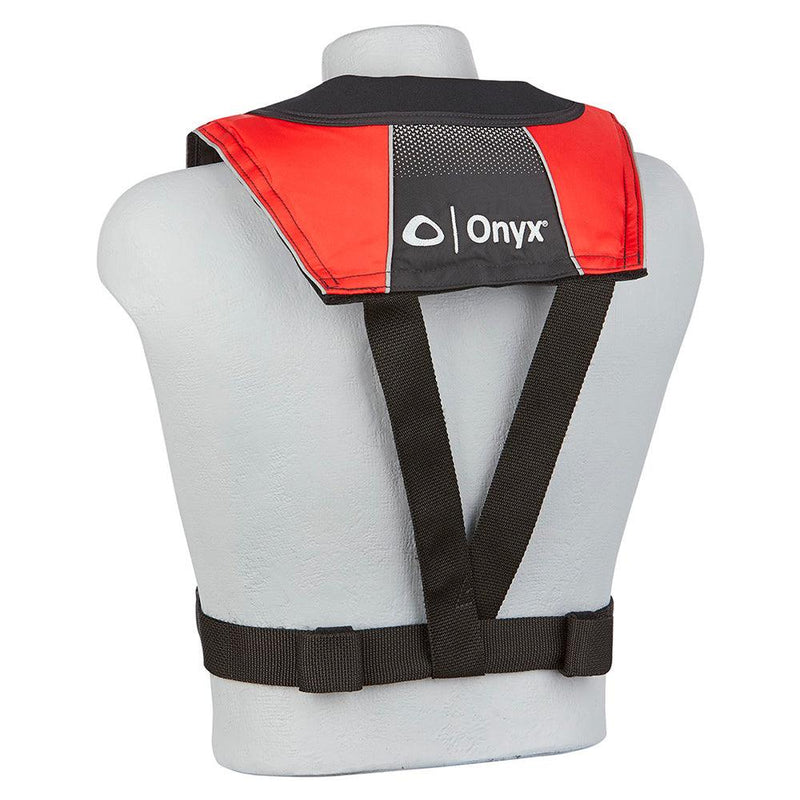 Onyx A/M-24 Series All Clear Automatic/Manual Inflatable Life Jacket - Black/Red - Adult [132200-100-004-20] - Essenbay Marine