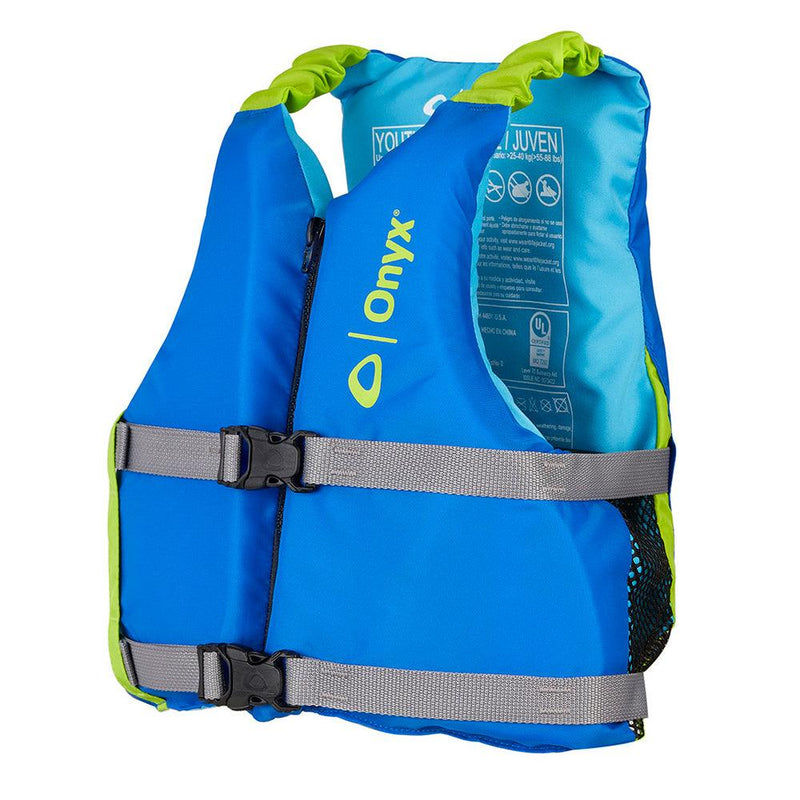 Onyx Youth Universal Paddle Vest - Blue [121900-500-002-21] - Essenbay Marine