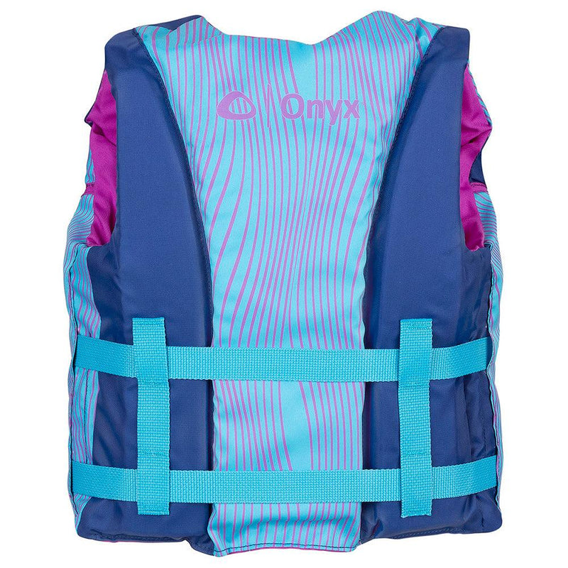 Onyx Shoal All Adventure Youth Paddle  Water Sports Life Jacket - Blue [121000-500-002-21] - Essenbay Marine