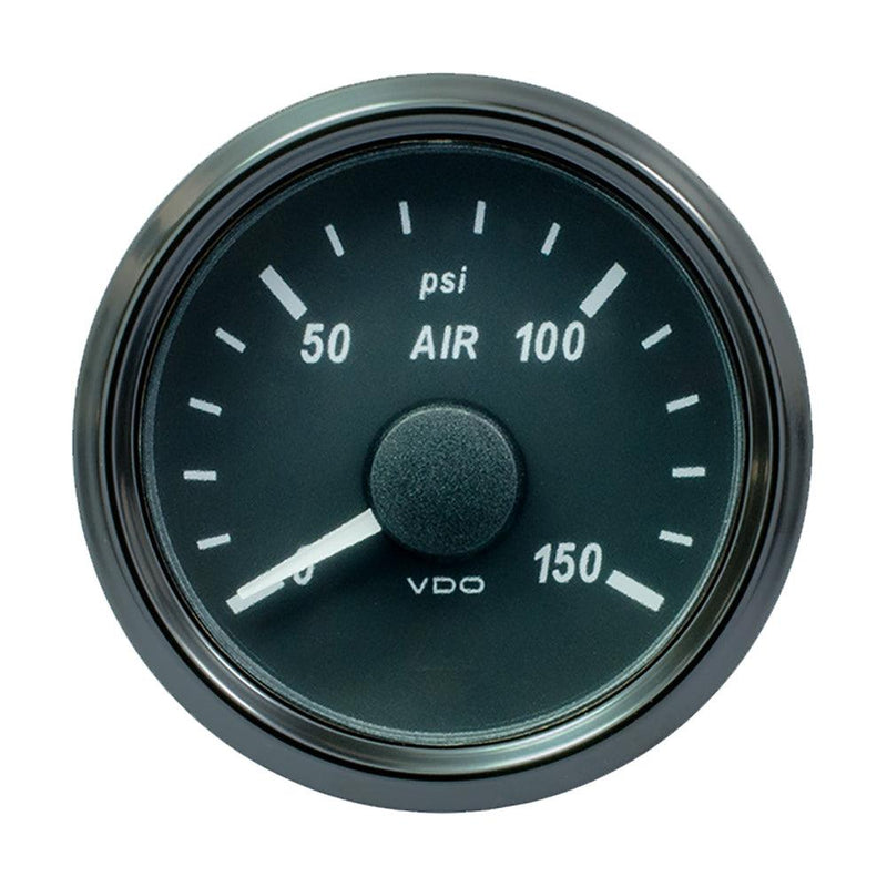 VDO SingleViu 52mm (2-1/16") Air Pressure Gauge - 150 PSI - 0-180 Ohm [A2C3833440030] - Essenbay Marine