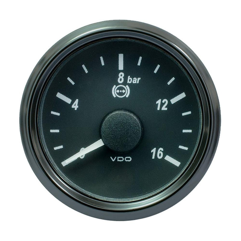 VDO SingleViu 52mm (2-1/16") Brake Pressure Gauge - 16 Bar - 0-4.5V [A2C3832710030] - Essenbay Marine