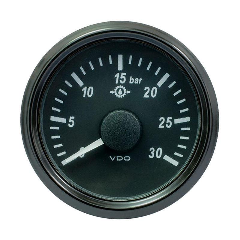 VDO SingleViu 52mm (2-1/16") Brake Pressure Gauge - 30 Bar - 0-4.5V [A2C3832720030] - Essenbay Marine