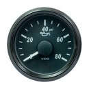 VDO SingleViu 52mm (2-1/16") Oil Pressure Gauge - 80 PSI - 240-33 Ohm [A2C3833230030] - Essenbay Marine