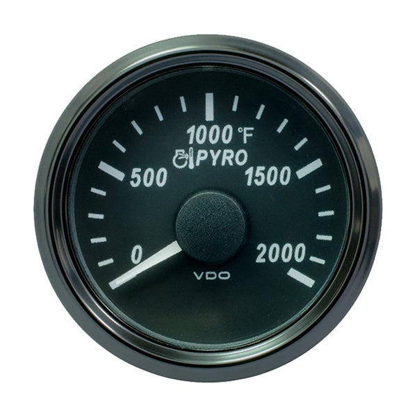 VDO SingleViu 52mm (2-1/16") Exhaust Gas Temp. Gauge - 2000F [A2C3833040030] - Essenbay Marine