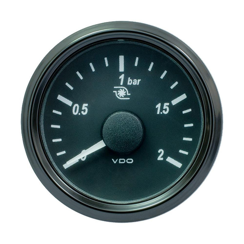 VDO SingleViu 52mm (2-1/16") Turbo Pressure Gauge - 60 PSI - 0-180 Ohm [A2C3833470030] - Essenbay Marine