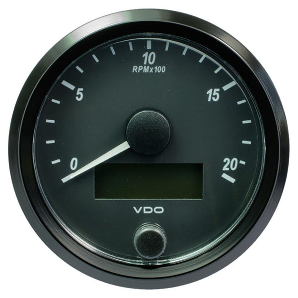 VDO SingleViu 80mm (3-1/8") Tachometer - 2000 RPM [A2C3832960030] - Essenbay Marine