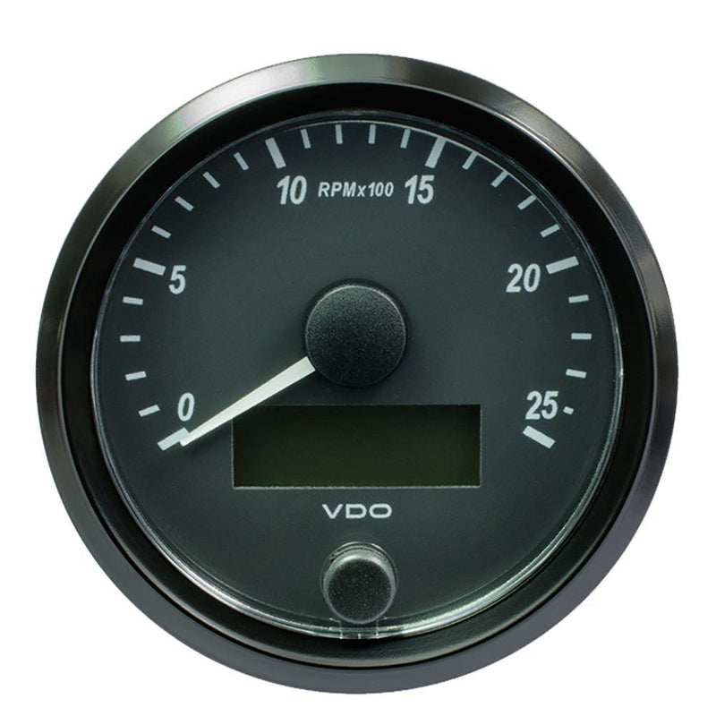 VDO SingleViu 80mm (3-1/8") Tachometer - 2500 RPM [A2C3832970030] - Essenbay Marine