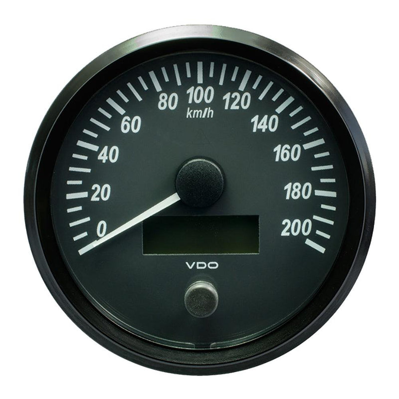 VDO SingleViu 100mm (4") Speedometer - 200 KM/H [A2C3832840030] - Essenbay Marine