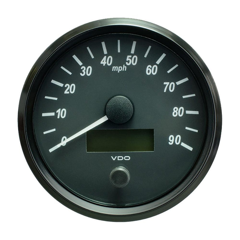 VDO SingleViu 100mm (4") Speedometer - 90 MPH [A2C3832870030] - Essenbay Marine