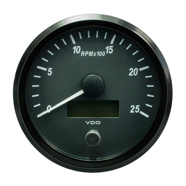 VDO SingleViu 100mm (4") Tachometer - 2500 RPM [A2C3832820030] - Essenbay Marine