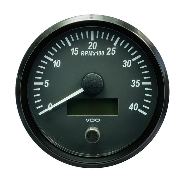 VDO SingleViu 100mm (4") Tachometer - 4000 RPM [A2C3832800030] - Essenbay Marine
