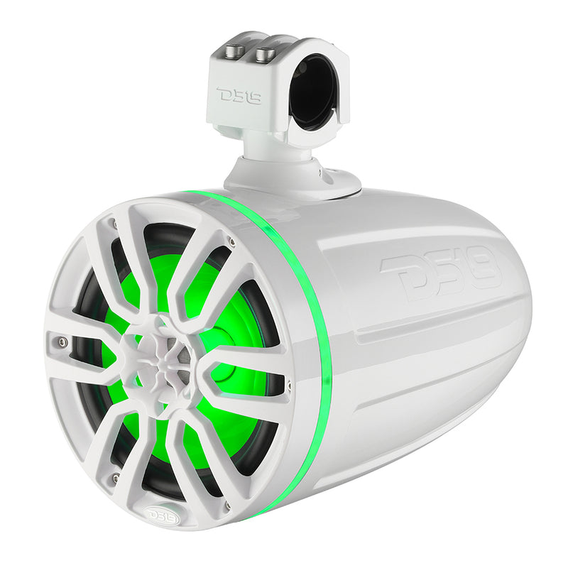 DS18 X Series HYDRO 6.5" Wakeboard Pod Tower Speaker w/RGB LED Light - 300W - White [NXL-X6TP/WH] - Essenbay Marine