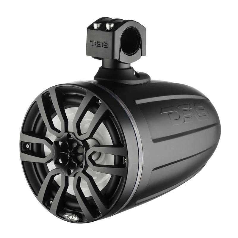 DS18 X Series HYDRO 6.5" Wakeboard Pod Tower Speaker w/RGB LED Lights - 300W - Matte Black [NXL-X6TP/BK] - Essenbay Marine