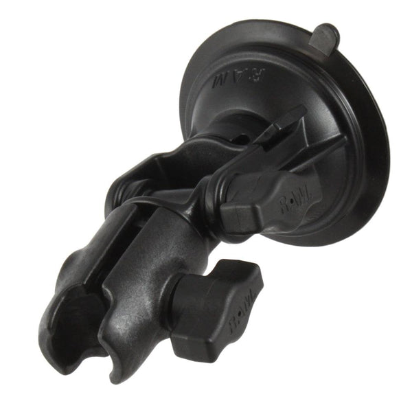 RAM Mount RAM Twist-Lock Composite Suction Cup Ratchet Mount w/Socket Arm [RAP-B-104-224U-QU1] - Essenbay Marine