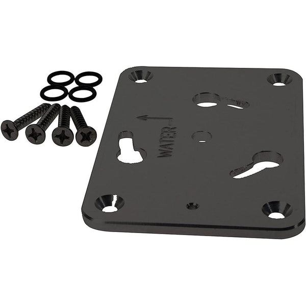 Panther Spare Bow Mount Base Kit - Black - Powder Coat [KPBQCKB] - Essenbay Marine