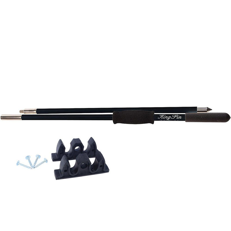 Panther 8 King Pin Anchor Pole - 2-Piece - Black [KPP802B] - Essenbay Marine