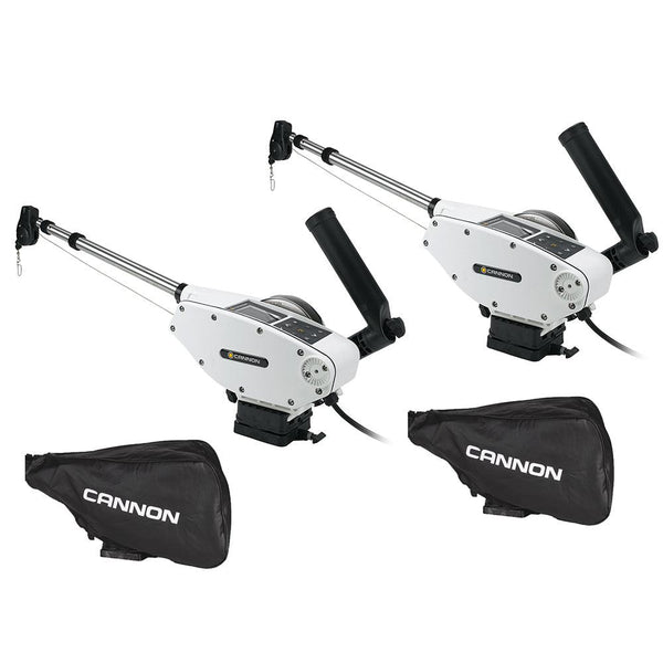 Cannon Optimum 10 Tournament Series (TS) BT Electric Downrigger 2-Pack w/Black Covers [1902340X2/COVERS] - Essenbay Marine