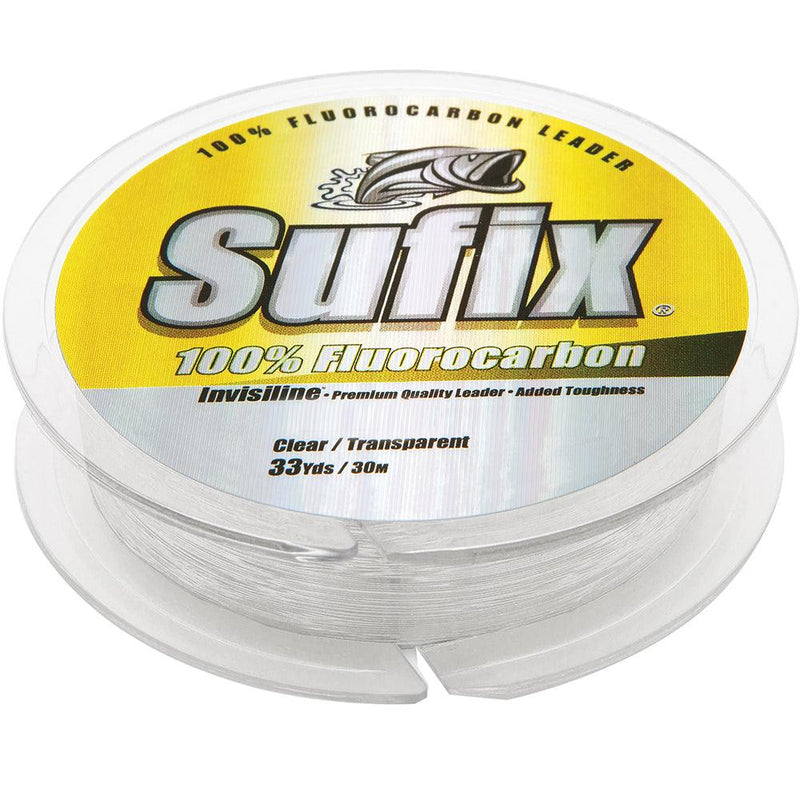 Sufix 100% Fluorocarbon Invisiline Leader - 100lb - 33yds [683-100] - Essenbay Marine