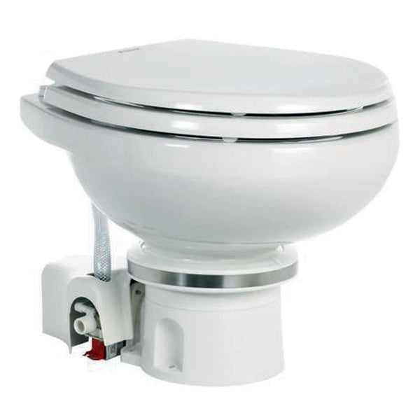 Dometic MasterFlush 7120 White Electric Macerating Toilet w/Orbit Base - Fresh Water [9108824451] - Essenbay Marine