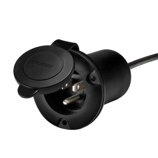 Guest AC Universal Plug Holder - Black [150PHB] - Essenbay Marine