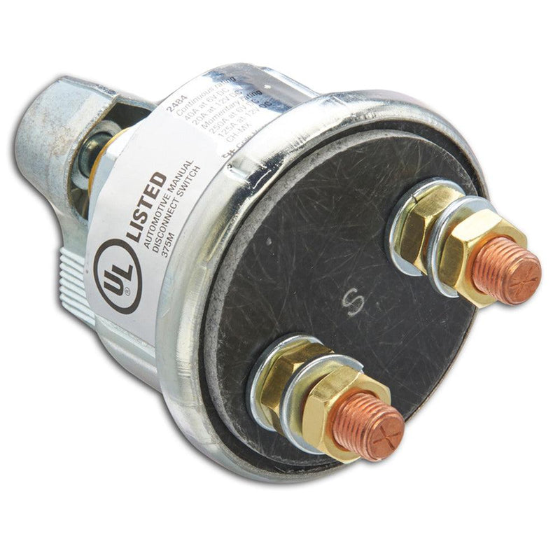 Cole Hersee Metal Body Battery Disconnect Switch SPST - 6-12V [2484-BP] - Essenbay Marine