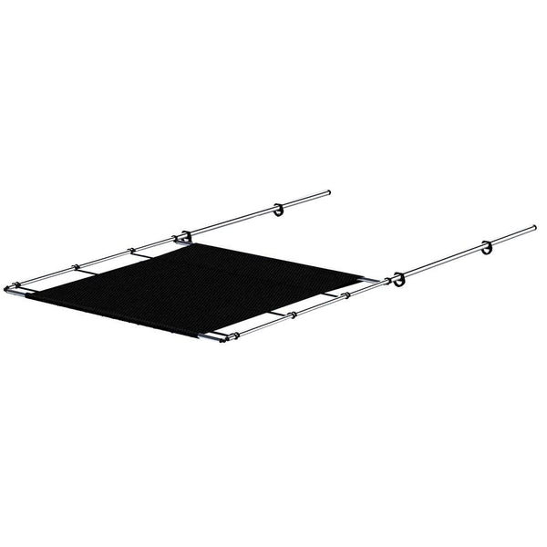 SureShade PTX Power Shade - 57" Wide - Stainless Steel - Black [2021026400] - Essenbay Marine