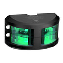 Lopolight Series 200-018 - Double Stacked Navigation Light - 2NM - Vertical Mount - Green - Black Housing [200-018G2ST-B] - Essenbay Marine