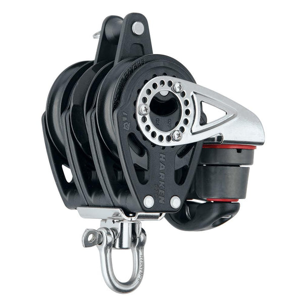 Harken 57mm Triple Carbo Block - Swivel, Becket, Cam Cleat [2141] - Essenbay Marine