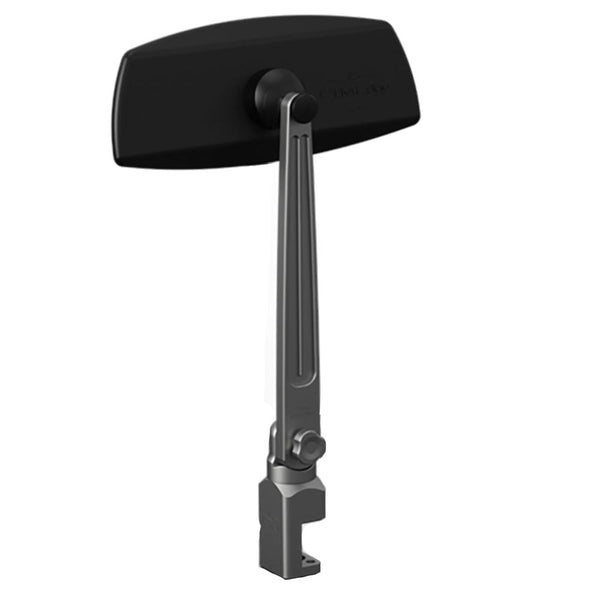 PTM Edge Pontoon Mirror/Bracket Kit w/VR-100 Pro  PCX-200 (Titanium Grey) [P13157-200TEBGR] - Essenbay Marine
