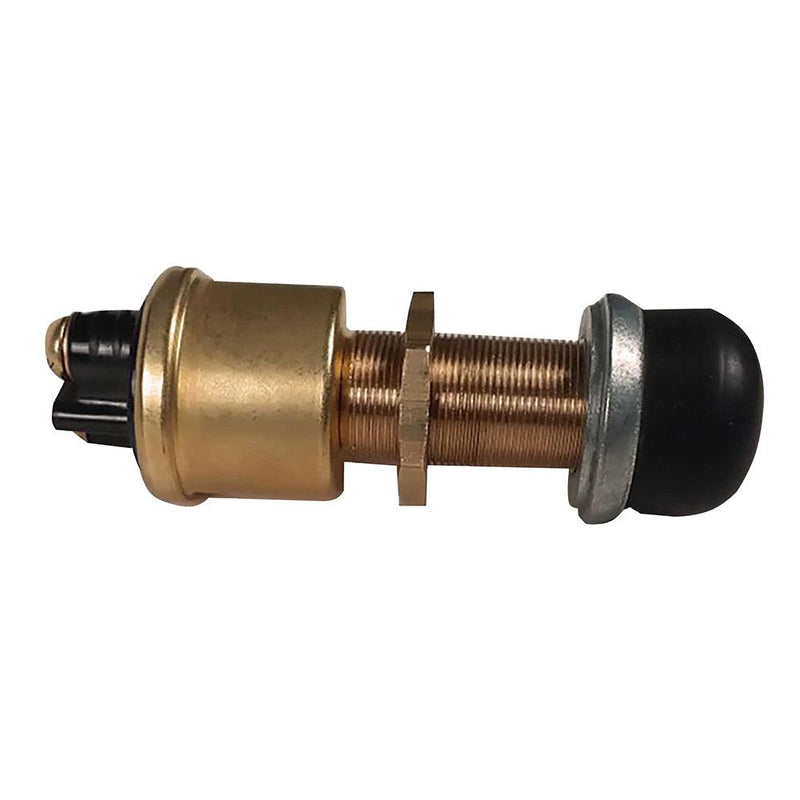 Raritan Heavy-Duty Push Button Switch - Brass [164000BR] - Essenbay Marine