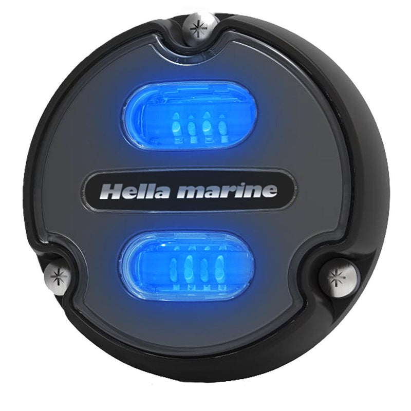 Hella Marine Apelo A1 Blue White Underwater Light - 1800 Lumens - Black Housing - Charcoal Lens [016145-001] - Essenbay Marine