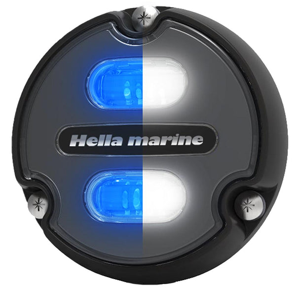 Hella Marine Apelo A1 Blue White Underwater Light - 1800 Lumens - Black Housing - Charcoal Lens [016145-001] - Essenbay Marine