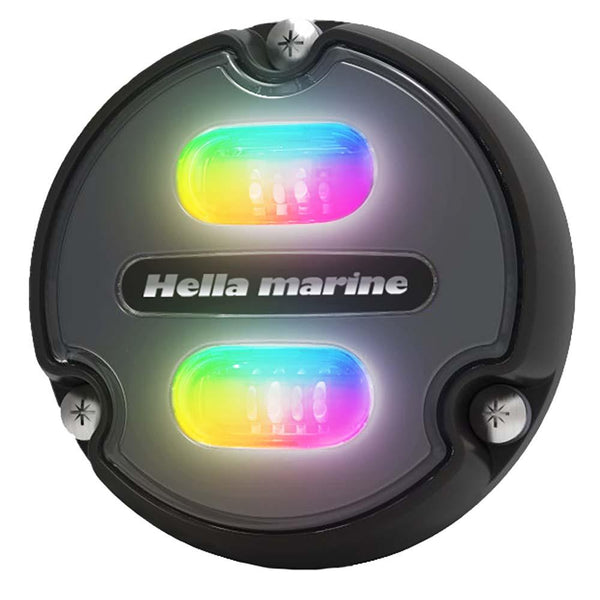 Hella Marine Apelo A1 RGB Underwater Light - 1800 Lumens - Black Housing - Charcoal Lens [016146-001] - Essenbay Marine
