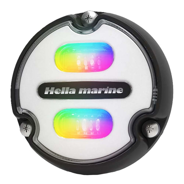 Hella Marine Apelo A1 RGB Underwater Light - 1800 Lumens - Black Housing - White Lens [016146-011] - Essenbay Marine