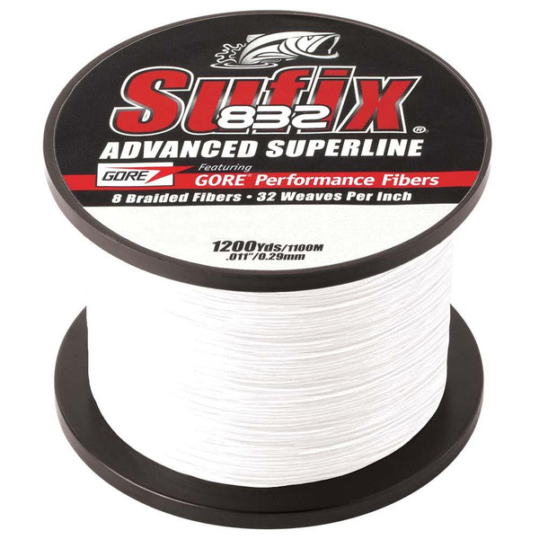 Sufix 832 Advanced Superline Braid - 6lb - Ghost - 1200 yds [660-306GH] - Essenbay Marine