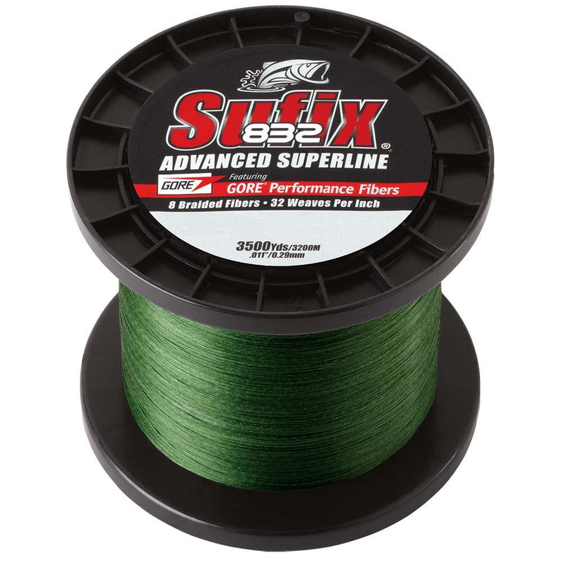 Sufix 832 Advanced Superline Braid - 6lb - Low-Vis Green - 3500 yds [660-406G] - Essenbay Marine