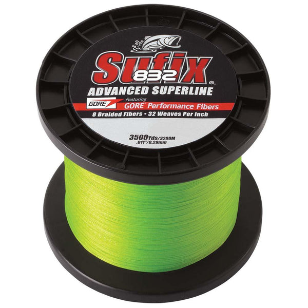 Sufix 832 Advanced Superline Braid - 6lb - Neon Lime - 3500 yds [660-406L] - Essenbay Marine