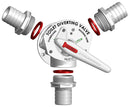 Gem Lux Toilet Diverting Y Valve Kit Aquavalve 1 1/2" Hose Barb 90941 - Essenbay Marine